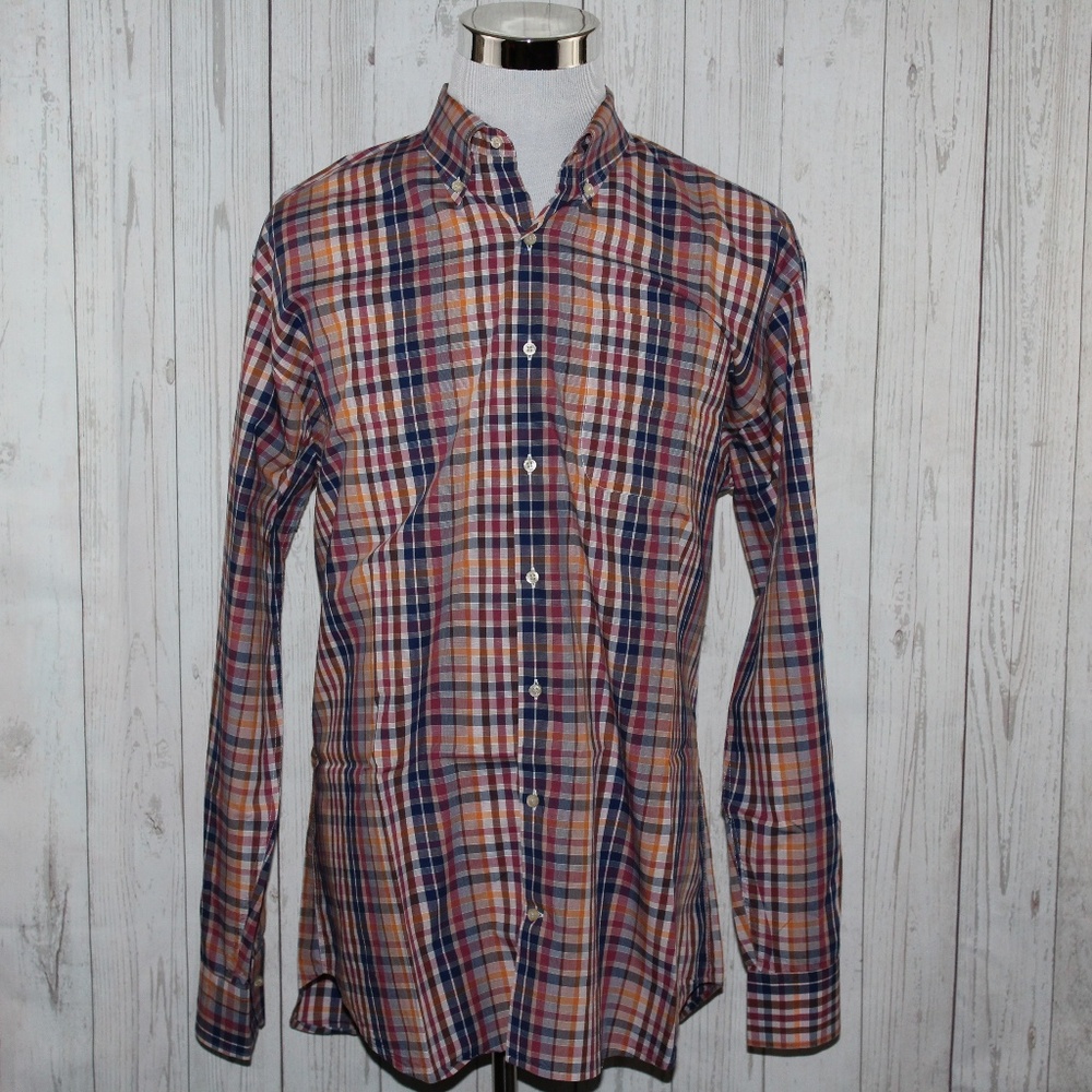 Peter Millar Multicolor Plaid Dress Shirt